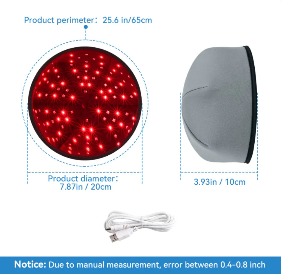 Scalp Massager with Red Light Therapy